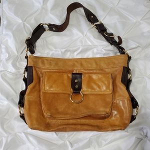 Tasche tan leather bag